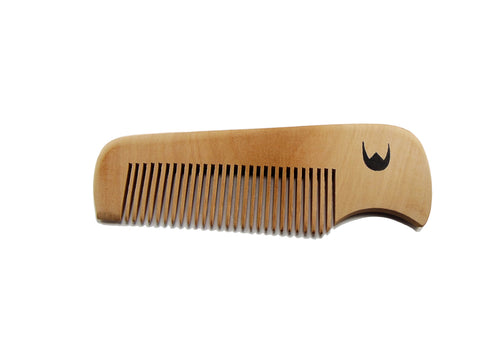 Pocket size wooden comb