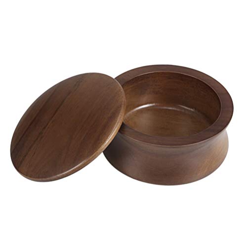 Dark Wood Shave Bowl